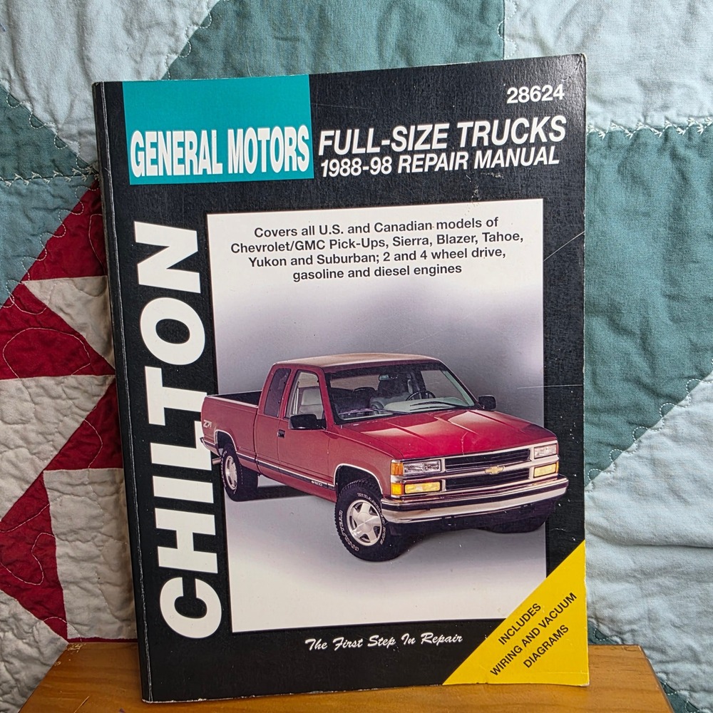 Chilton General Motors Full-Size Trucks 1988-98 Repair Manual 28624